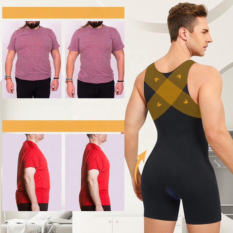 Men’s One-Piece Tummy Control Slimming Shapewear