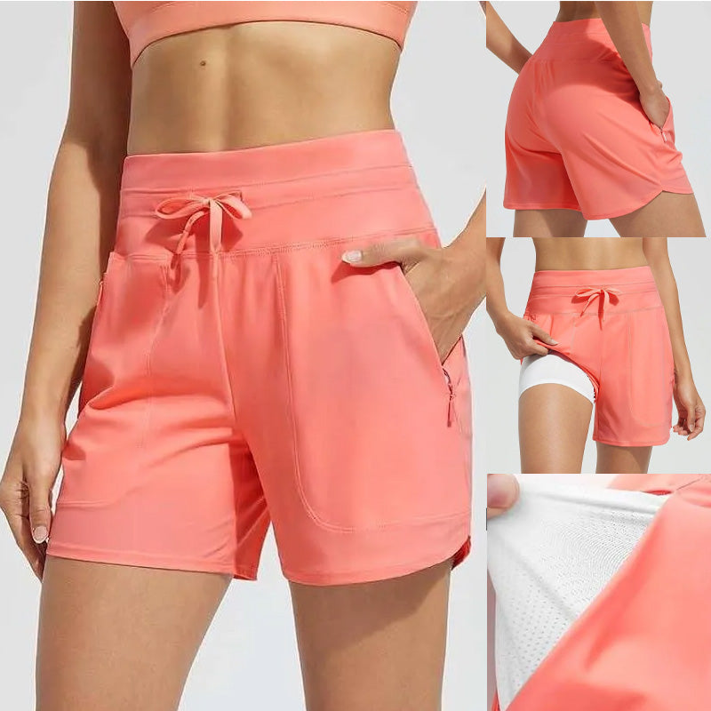 🌞Saldi Estivi 50% DI SCONTO🩳Pantaloncini da bagno da donna a vita alta ad asciugatura rapida