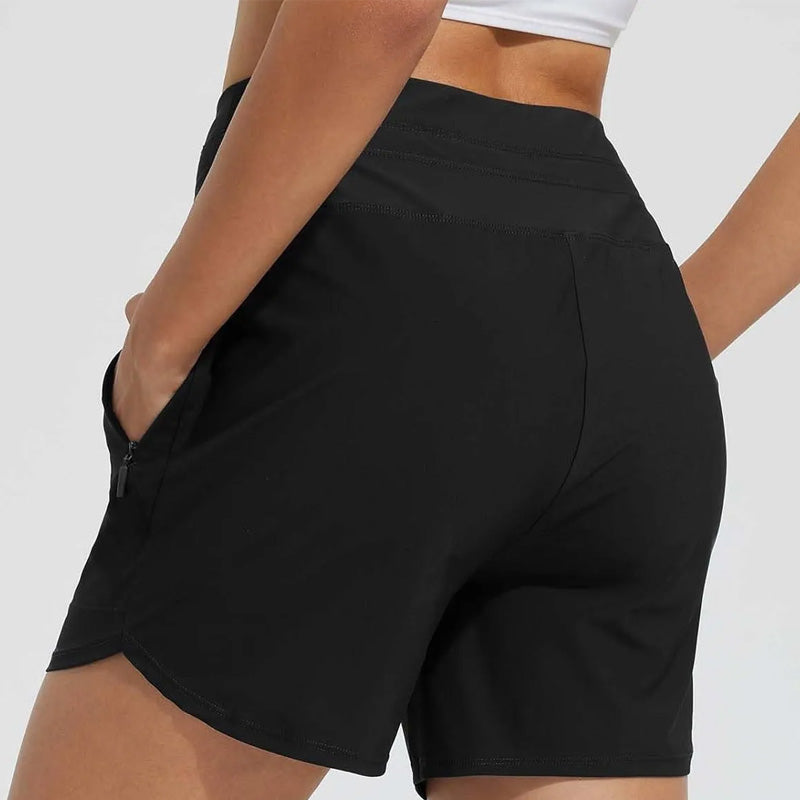 🌞Saldi Estivi 50% DI SCONTO🩳Pantaloncini da bagno da donna a vita alta ad asciugatura rapida