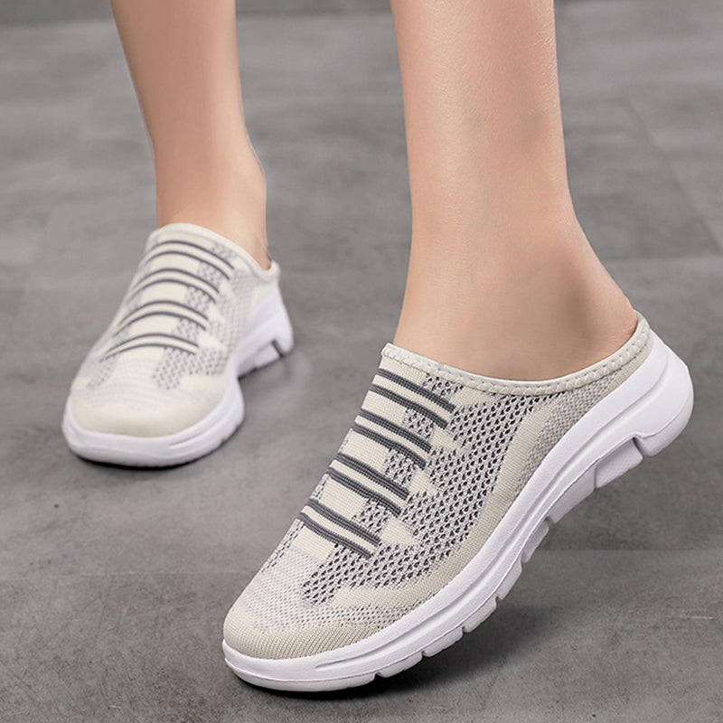 Comfortable and breathable slippers with closed toes