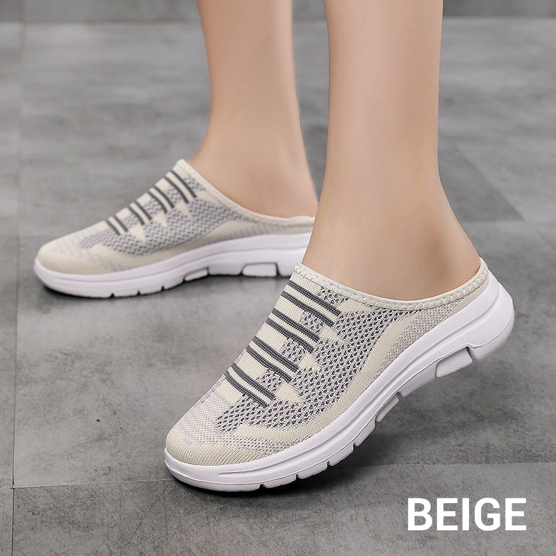 Comfortable and breathable slippers with closed toes