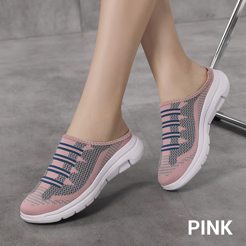 Comfortable and breathable slippers with closed toes