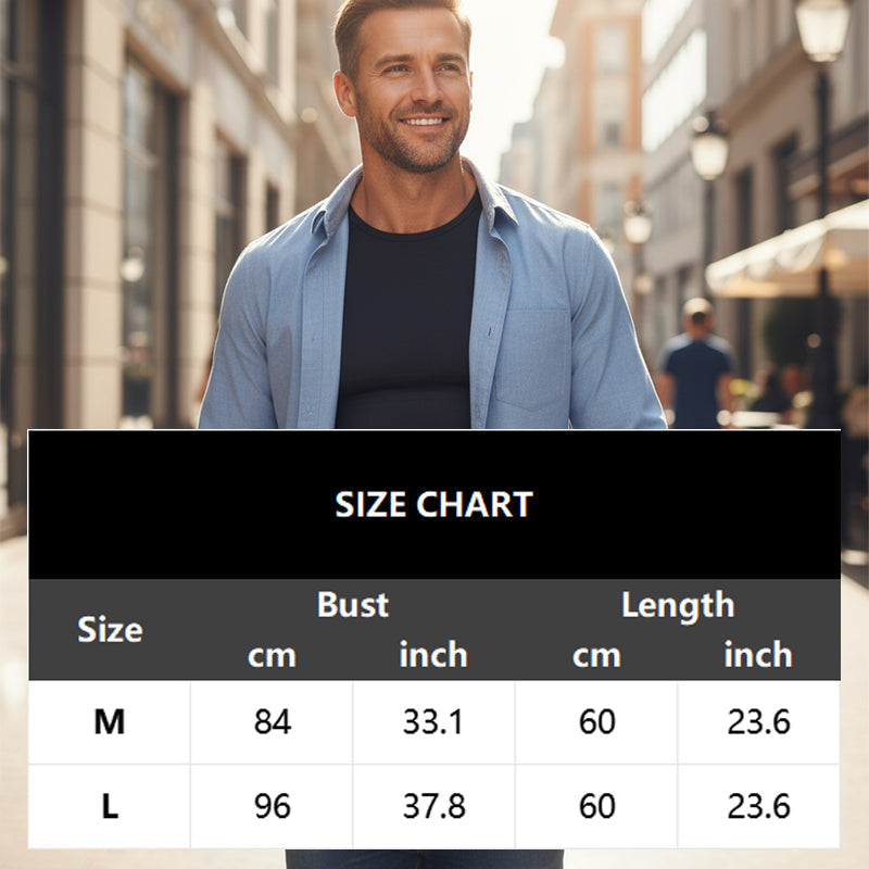 Maglia compressiva da uomo a maniche lunghe