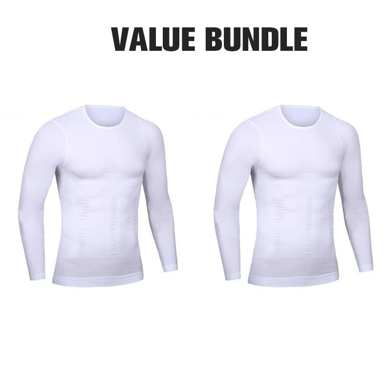 Maglia compressiva da uomo a maniche lunghe