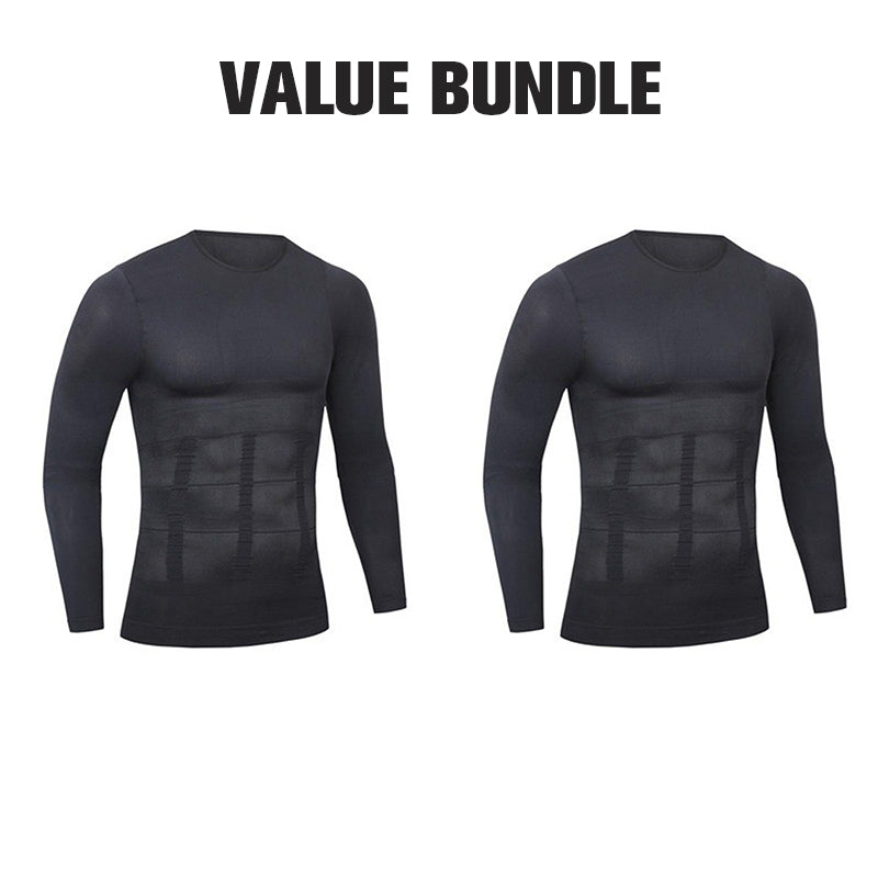 Maglia compressiva da uomo a maniche lunghe