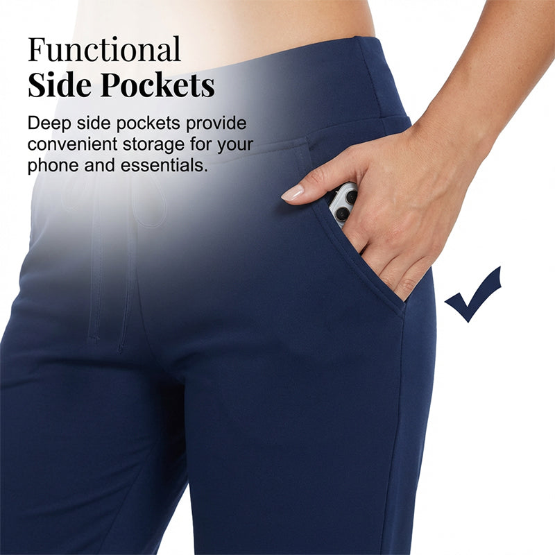 Pantaloni sportivi cropped in felpa con coulisse in vita, per il tempo libero