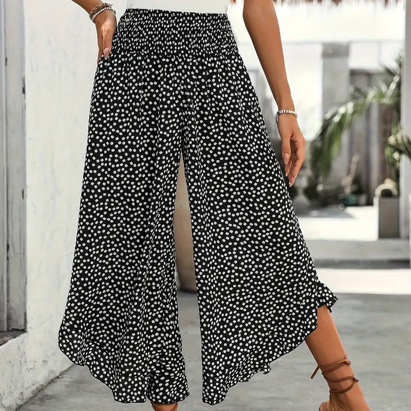 ⏳Offerta a tempo limitato⏰Pantaloni Donna Vita Alta Gamba Larga Effetto Fluttuante – Modellanti, Comodi ed Eleganti