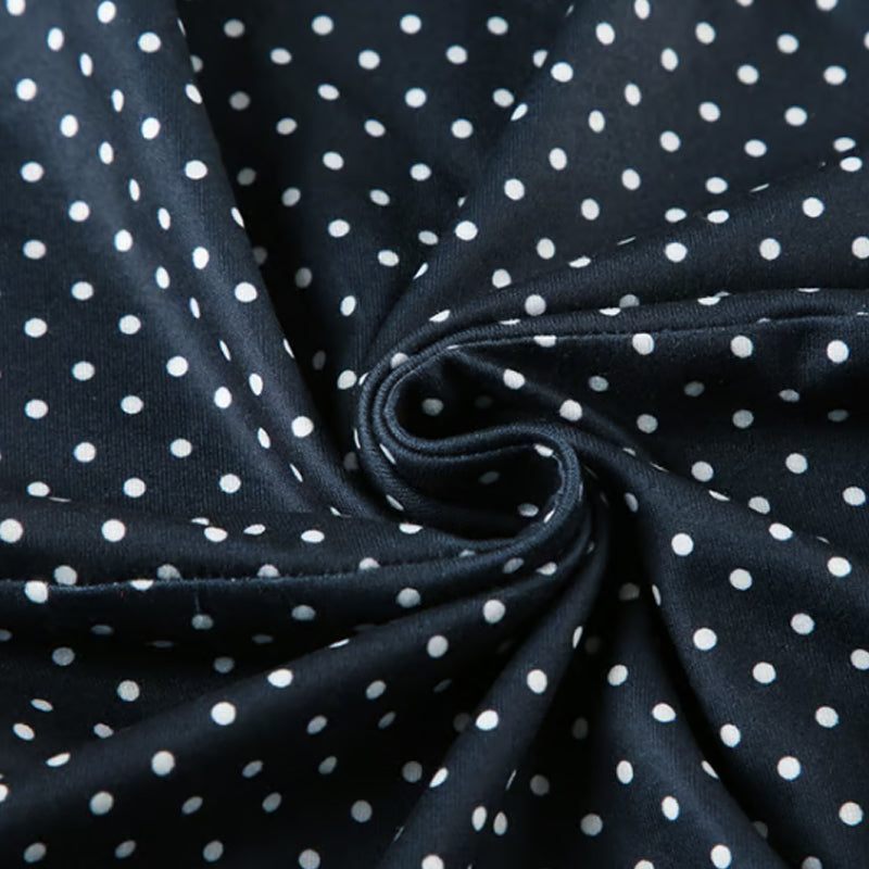 Vestito estivo senza maniche a pois