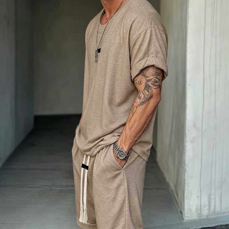 🎁Nuovi arrivi SCONTO 50%💥Set uomo T-shirt e pantaloncini casual