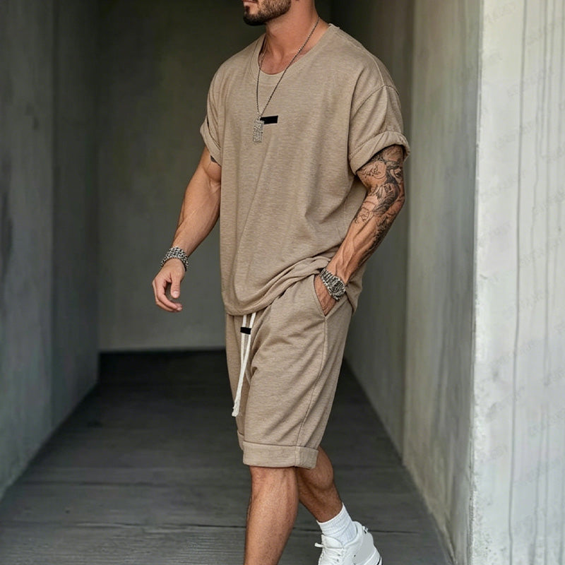 🎁Nuovi arrivi SCONTO 50%💥Set uomo T-shirt e pantaloncini casual