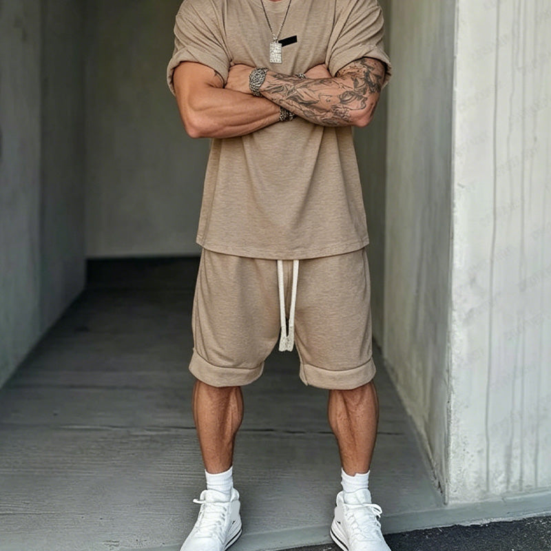 🎁Nuovi arrivi SCONTO 50%💥Set uomo T-shirt e pantaloncini casual