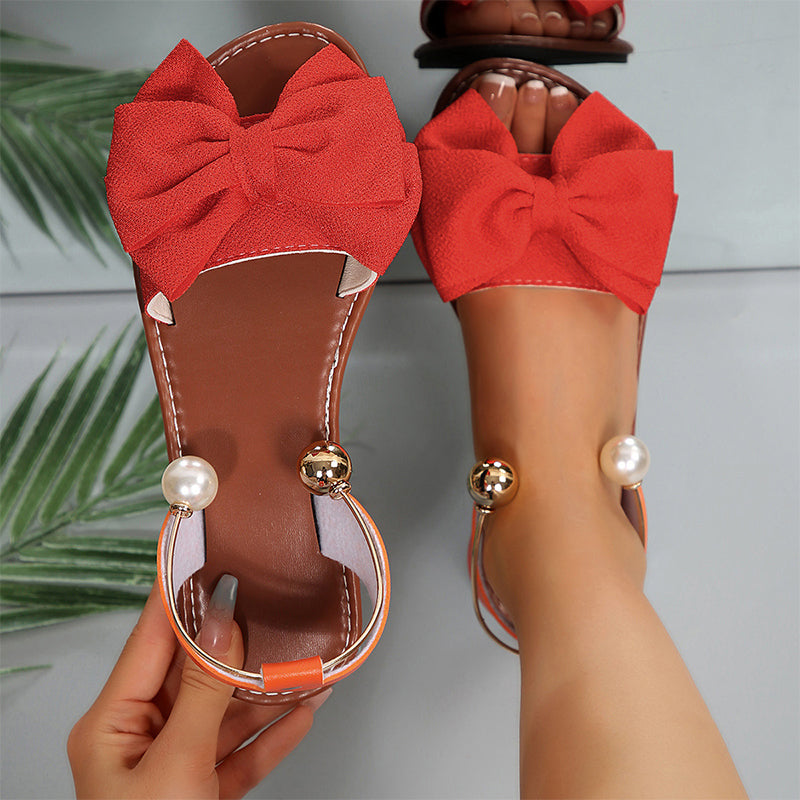 🌺 SCONTO 50%💐 Eleganti sandali con cinturino alla caviglia e perle