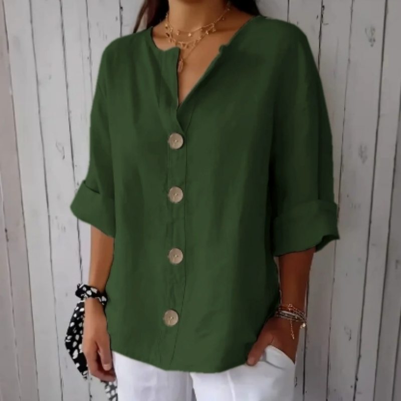 🔥 Hot sale 50% OFF🔥Women's Loose Fashion Button Top
