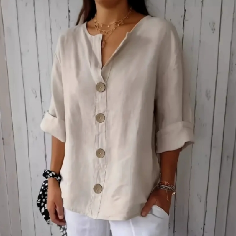 🔥 Hot sale 50% OFF🔥Women's Loose Fashion Button Top