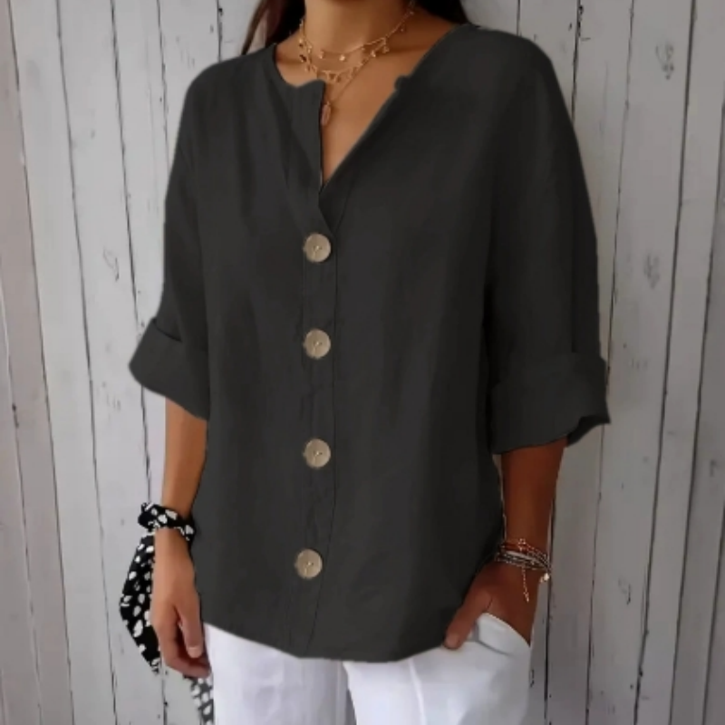 🔥 Hot sale 50% OFF🔥Women's Loose Fashion Button Top
